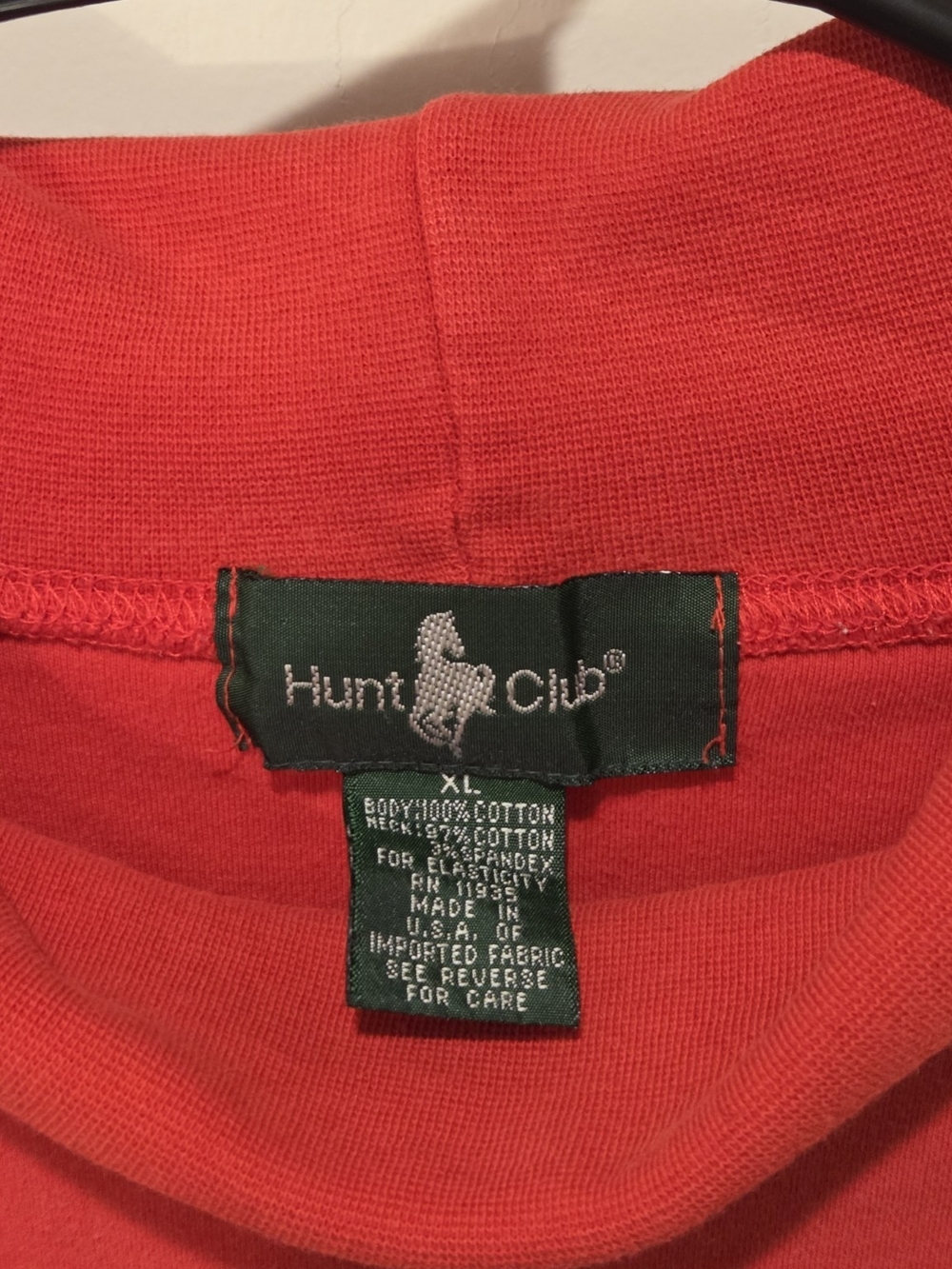 Hunt Club Red Turtleneck Pullover - Picture 2 of 7